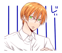 The boy who has worn glasses sticker #2339215