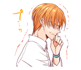 The boy who has worn glasses sticker #2339216