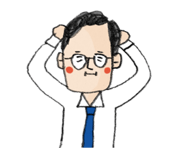 A lovely uncle Tetsuro Yamada sticker #2340157