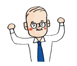 A lovely uncle Tetsuro Yamada sticker #2340159