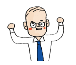 A lovely uncle Tetsuro Yamada sticker #2340159