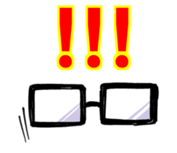 love glasses sticker #2340291