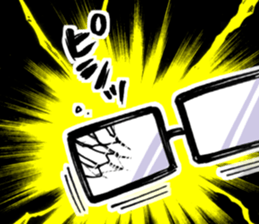 love glasses sticker #2340295