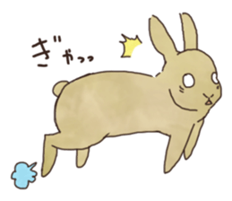 negi's rabbit sticker #2340343
