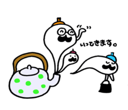 The person who lives in the teapot. sticker #2340842