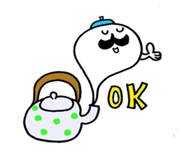 The person who lives in the teapot. sticker #2340843