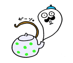 The person who lives in the teapot. sticker #2340854