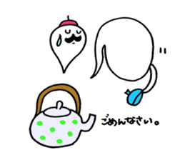 The person who lives in the teapot. sticker #2340856