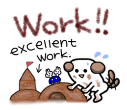 Me,me,and a dog<pera pe~ra version> sticker #2340896