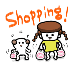 Me,me,and a dog<pera pe~ra version> sticker #2340897