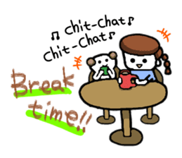 Me,me,and a dog<pera pe~ra version> sticker #2340911