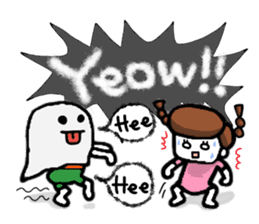 Me,me,and a dog<pera pe~ra version> sticker #2340912