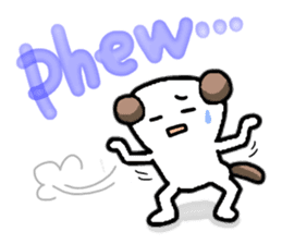 Me,me,and a dog<pera pe~ra version> sticker #2340913