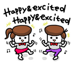 Me,me,and a dog<pera pe~ra version> sticker #2340915