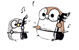 Erhu-owl Stickers vol.2 sticker #2341120