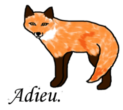 American  and Canadian animals sticker #2342086
