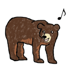 American and Canadian animals sticker #2342093