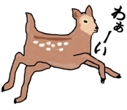 American and Canadian animals sticker #2342097