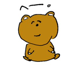 A girl and bear the Bob-style sticker #2342454