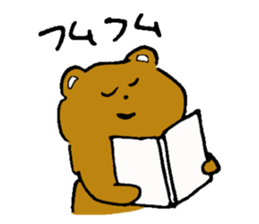 A girl and bear the Bob-style sticker #2342466