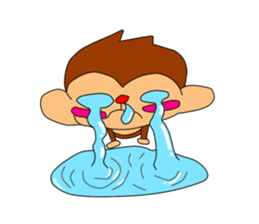 HAPPY MONKEY sticker #2342723