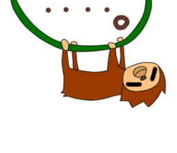 HAPPY MONKEY sticker #2342725