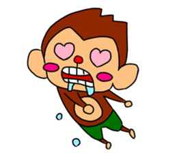 HAPPY MONKEY sticker #2342734