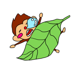 HAPPY MONKEY sticker #2342754