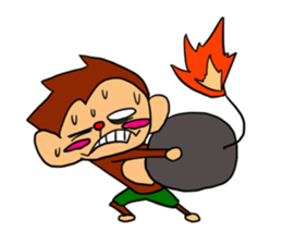 HAPPY MONKEY sticker #2342756