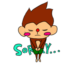 HAPPY MONKEY sticker #2342757