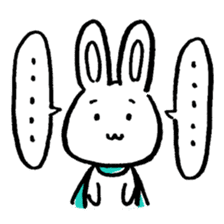 Rabbit guy sticker #2343122