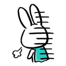 Rabbit guy sticker #2343123