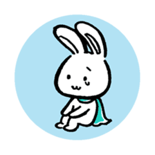 Rabbit guy sticker #2343134