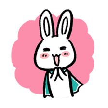 Rabbit guy sticker #2343140