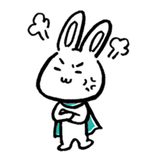Rabbit guy sticker #2343144