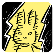 Rabbit guy sticker #2343147