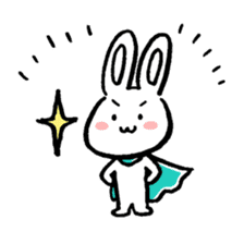 Rabbit guy sticker #2343149