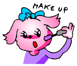 Woman Office Worker Dog sticker #2343658