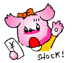 Woman Office Worker Dog sticker #2343659