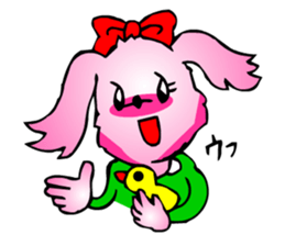 Woman Office Worker Dog sticker #2343677