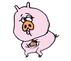 Child of pig sticker #2344545