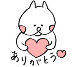 Kawaii Fluffy Mashmallow Cat of FUNA2 sticker #2344642