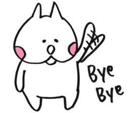 Kawaii Fluffy Mashmallow Cat of FUNA2 sticker #2344649