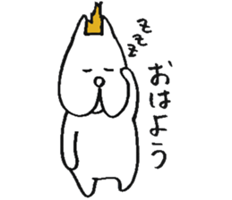 Kawaii Fluffy Mashmallow Cat of FUNA2 sticker #2344651