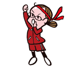 C-chan, a bespectacled school girl! sticker #2344889