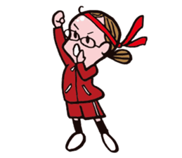 C-chan, a bespectacled school girl! sticker #2344889