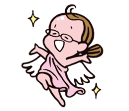 C-chan, a bespectacled school girl! sticker #2344891