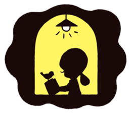 C-chan, a bespectacled school girl! sticker #2344917