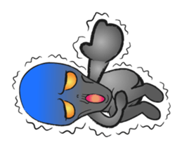 Grey alien Sticker sticker #2345306