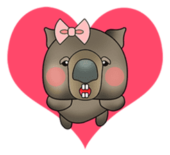 Cathy wombat! sticker #2345402